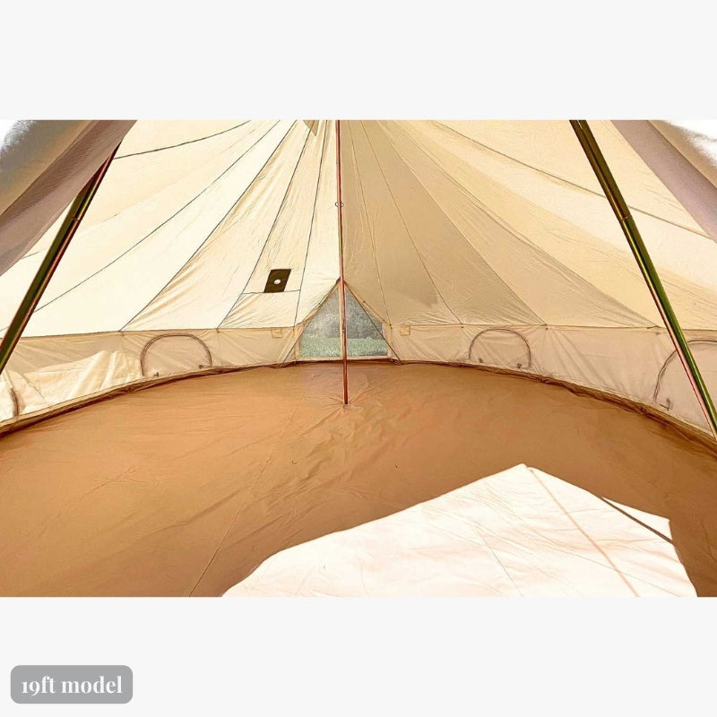 Yurt Tent Fernweh by Life in Tents 16ft interior view empty