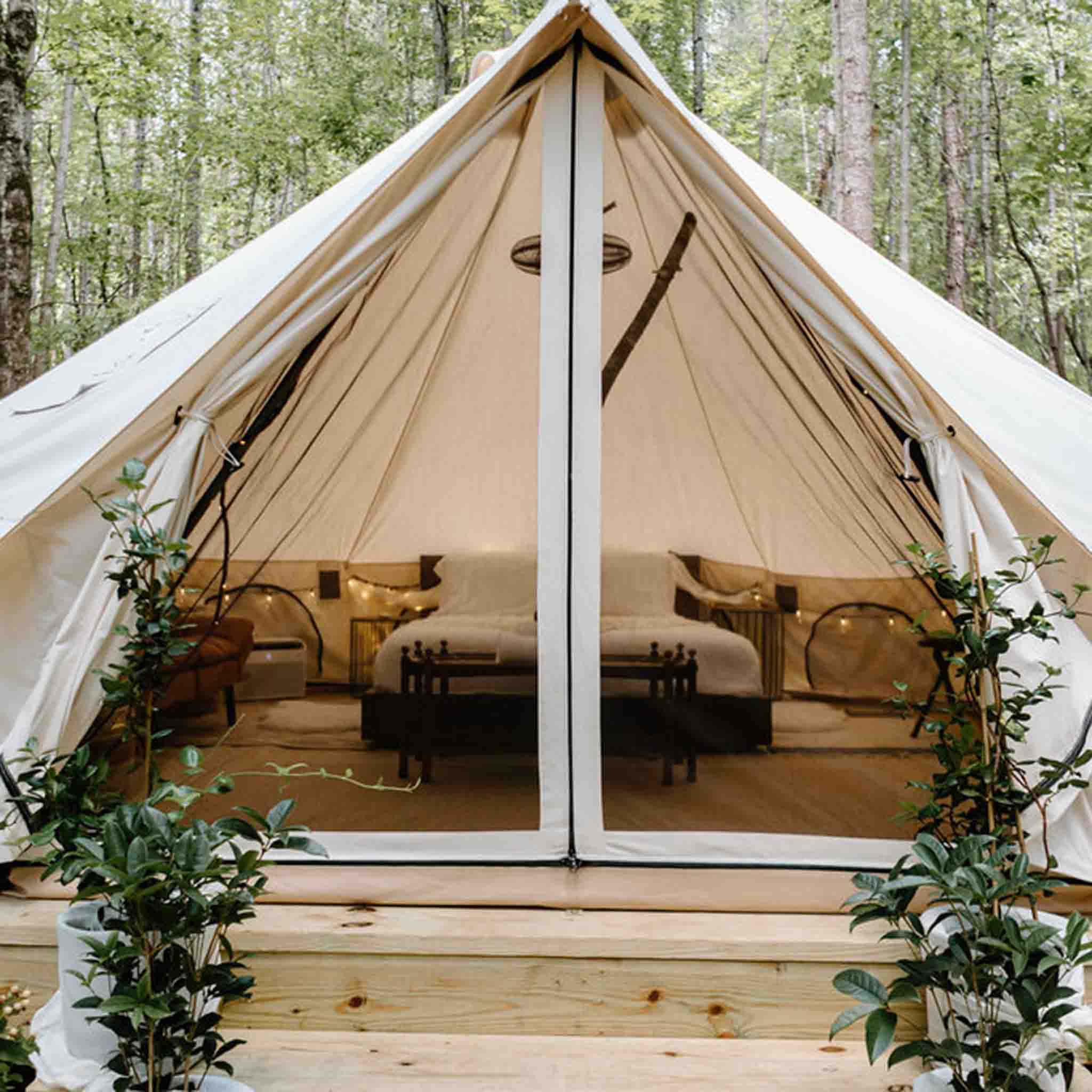 Avalon Bell Tent Front Door