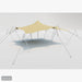 Flex Stretch Tent Q3 by Canvas Camp Luxury Outdoor Canopy 20x20 stock photo from the side