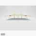Flex Stretch Tent Q3 by Canvas Camp Luxury Outdoor Canopy 34x49 stock photo side view