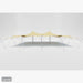 Flex Stretch Tent Q3 by Canvas Camp Luxury Outdoor Canopy 34x69 stock photo side view