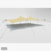 Flex Stretch Tent Q3 by Canvas Camp Luxury Outdoor Canopy 49x59 stock photo view of side