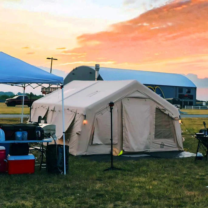 canvas air tent Koala Air Tent 7 — Wild Roots Glamping