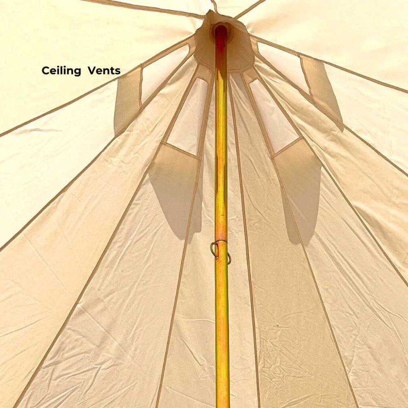 Life in Tents Zephyr Canvas Bell Tent Cabin