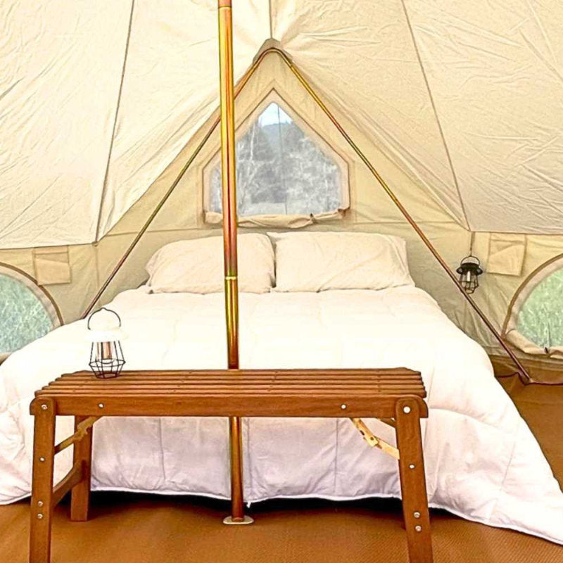 Life in Tents Zephyr Canvas Bell Tent Cabin