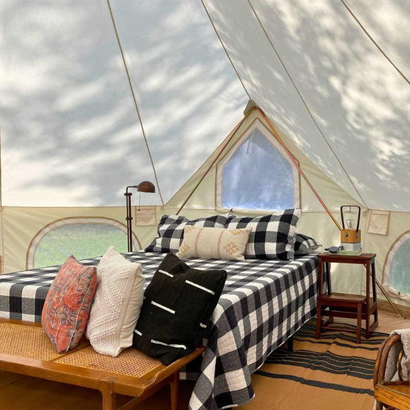 Life in Tents Zephyr Canvas Bell Tent Cabin