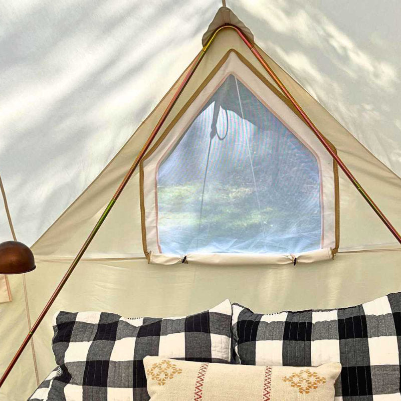 Life in Tents Zephyr Canvas Bell Tent Cabin