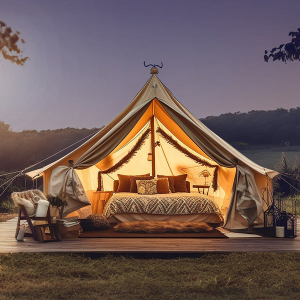 Luna Glamping Canvas Bell Tent