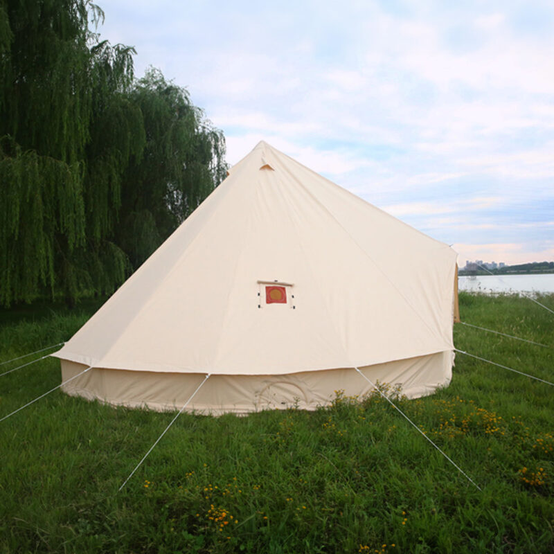 Luna Glamping Canvas Bell Tent side