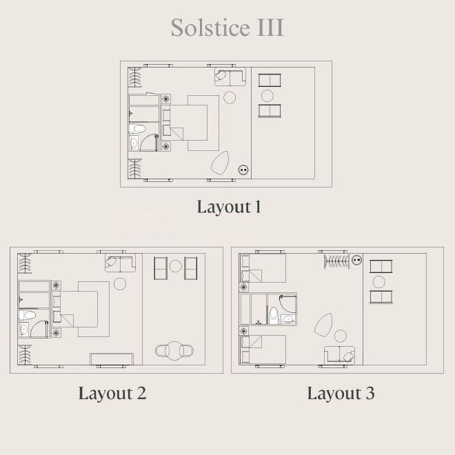 Luna Glamping Solstice III Safari Tent diamgram