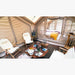 RBM Koala Hub beige connected to multiple Koala Air Tents