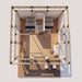 Safari Tent Eclipse by Luna Glamping top stock view layout