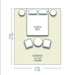 Safari Tent Equinox I by Luna Glamping floorplan measurements