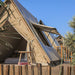 Safari Tent Equinox I by Luna Glamping front left view of window
