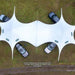Starshade Event Tent Connector by CanvasCamp  Luxury Outdoor Canopy birds eye view drone view