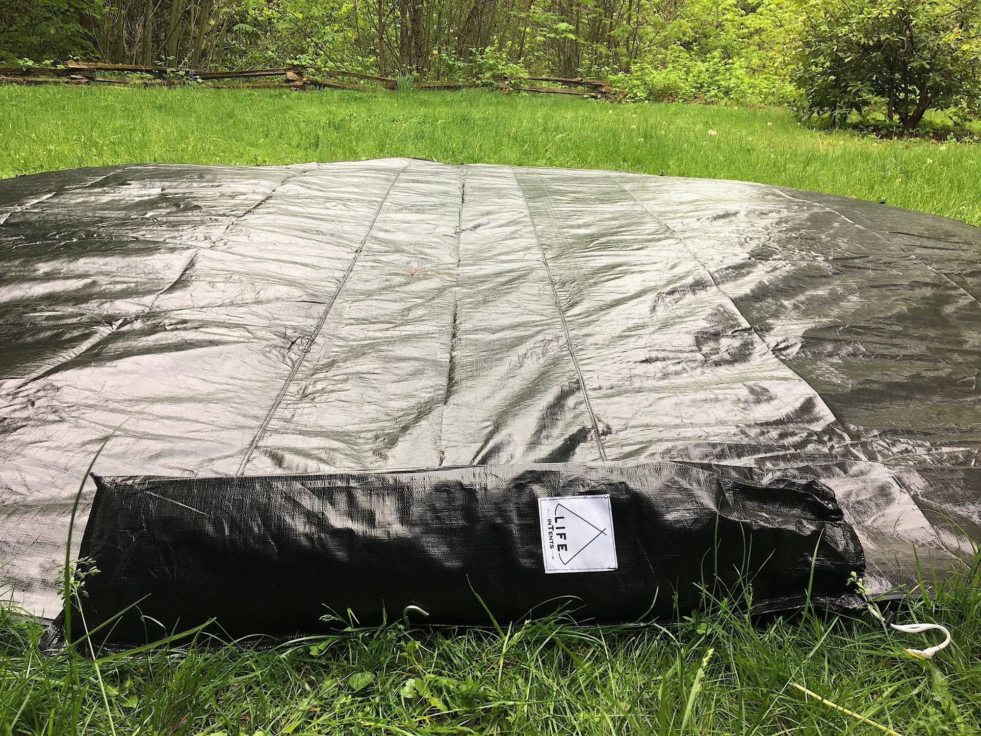 tarp bell tent Bell Tent Tarp Footprint — Wild Roots Glamping