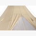 Teepee Tent Tipi by Canvas Camp stock photo close up view of mesh door
