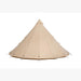 Teepee Tent Tipi by Canvas Camp stock photo front view closed door