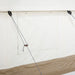 Wall Tent Canvas Camp stock photo outside view of window