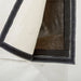 Wall Tent Canvas Camp stock photo window slightly open close up
