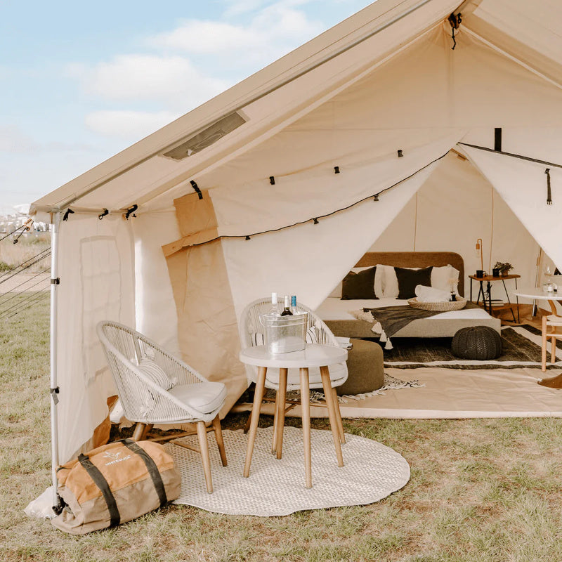 White Duck Alpha Wall Tent — Wild Roots Glamping
