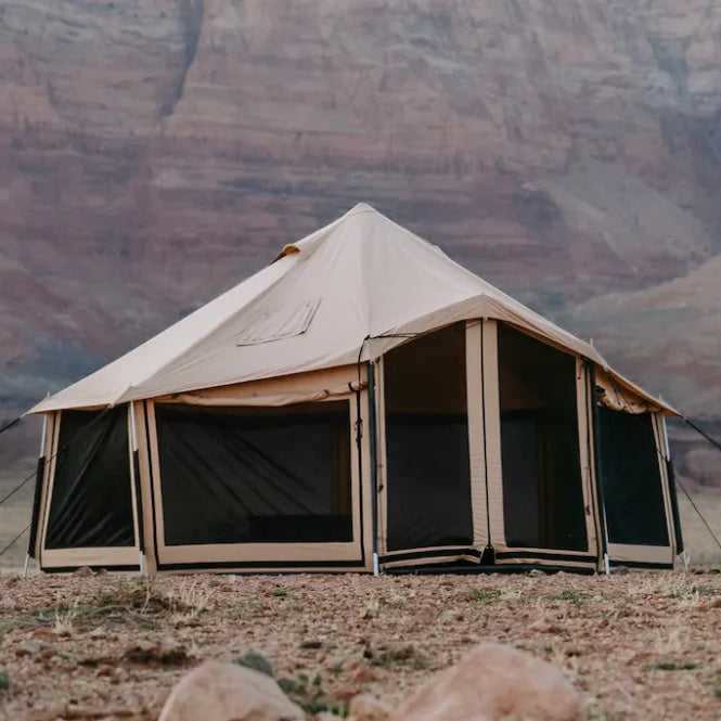 White Duck Altimus 14' Canvas Bell Tent