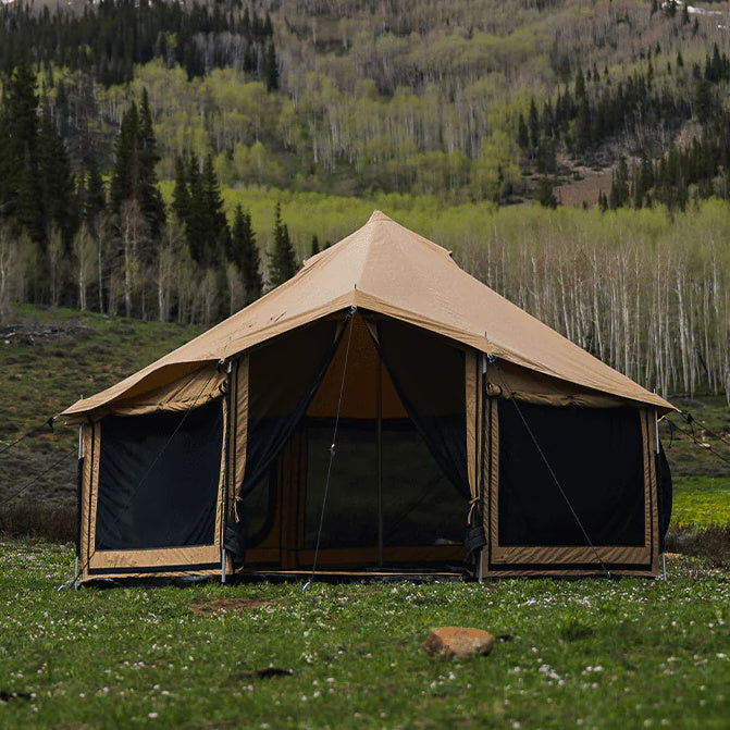 White Duck Altimus 14' Canvas Bell Tent