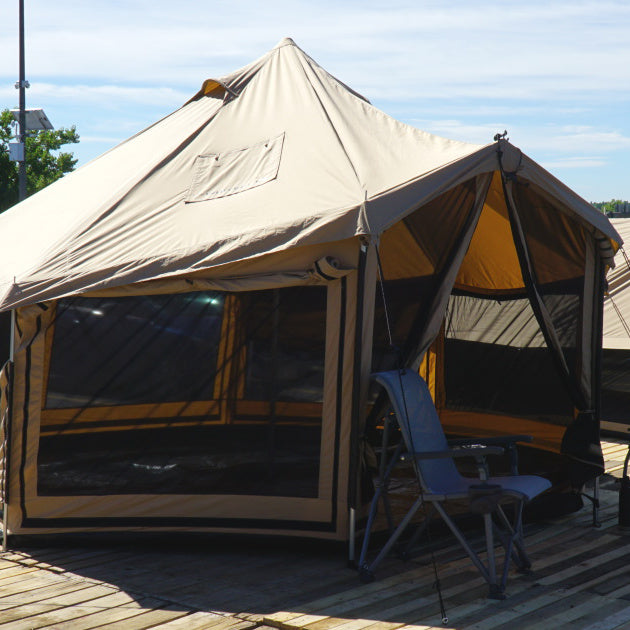 White Duck Altimus 14' Canvas Bell Tent