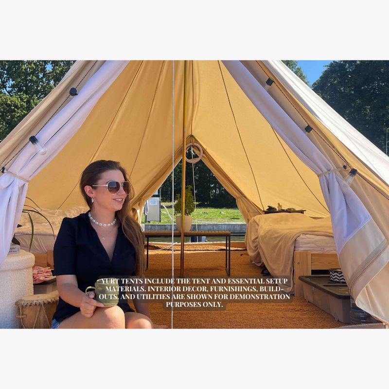 Canvas Camp Sibley ProTech Yurt Tent — Wild Roots Glamping