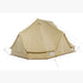 Yurt Tent Sibley Ultimate 600 twin by Canvas Camp stock photo front right view closed door
