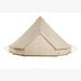 Yurt Tent Sibley Ultimate by Canvas Camp stock photo front view closed front door