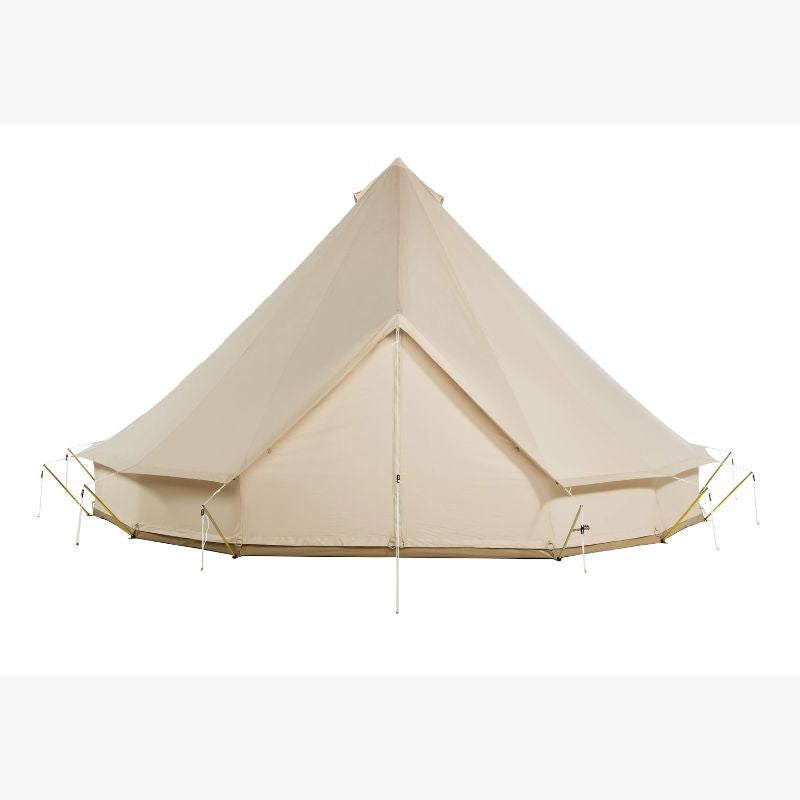 Yurt Tent Sibley Ultimate by Canvas Camp stock photo front view closed front door