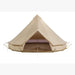 Yurt Tent Sibley Ultimate by Canvas Camp stock photo front view open front door