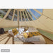 Yurt Tent Stella Stargazer by Life in Tents 19ft interior view 2 beds