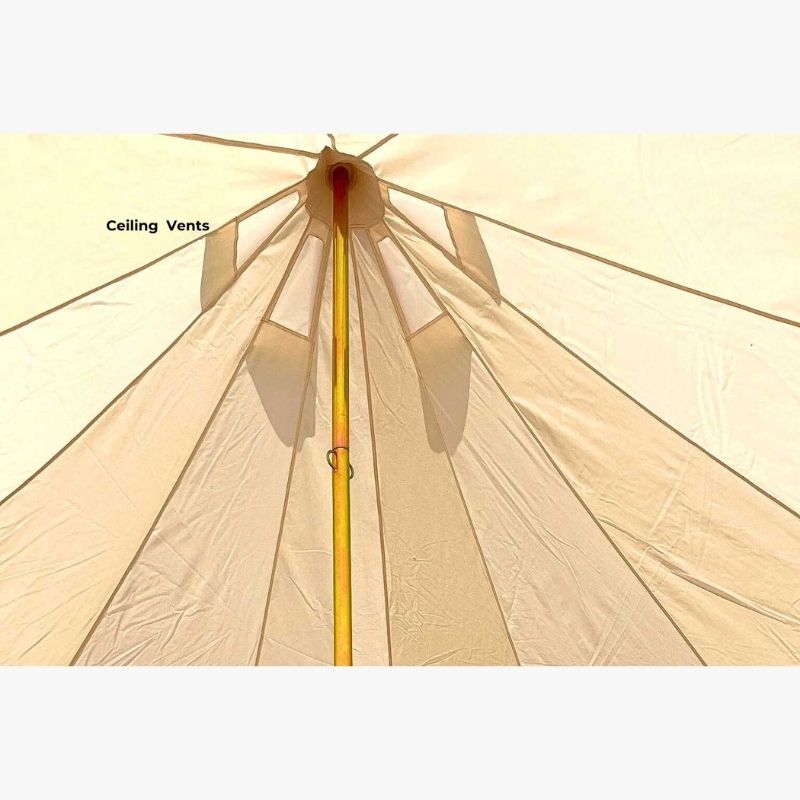 Yurt Tent Zephyr by Life in Tents ceiling vents
