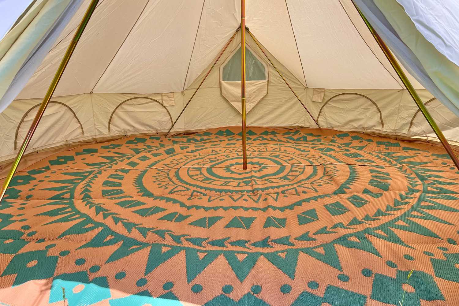 Life in Tents Boho Style Bell Tent Floor Matting Cover